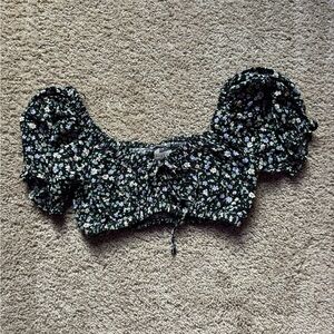 Aeropostale Floral Crop Top